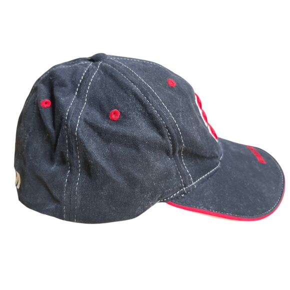 Vintage Eminem Rap Black & Red Fitted Cap Size S-M Bio-Domes - Picture 2 of 11